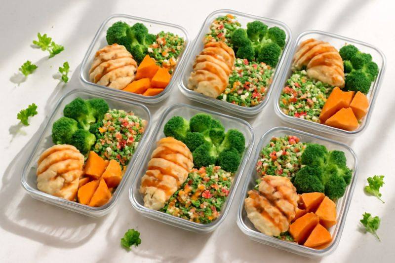 Meal prep voor gewichtsverlies: een weekplan met calorieën