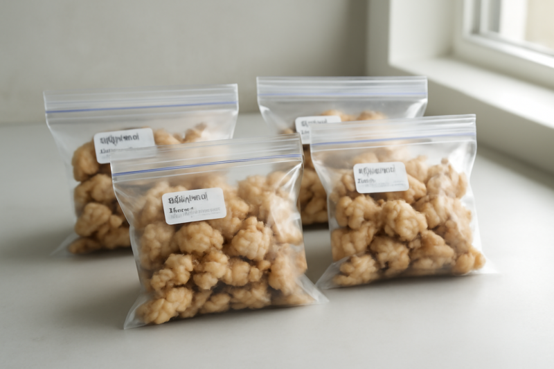 Mealprep kip invriezen: zo blijft gekookte kip het langst goed