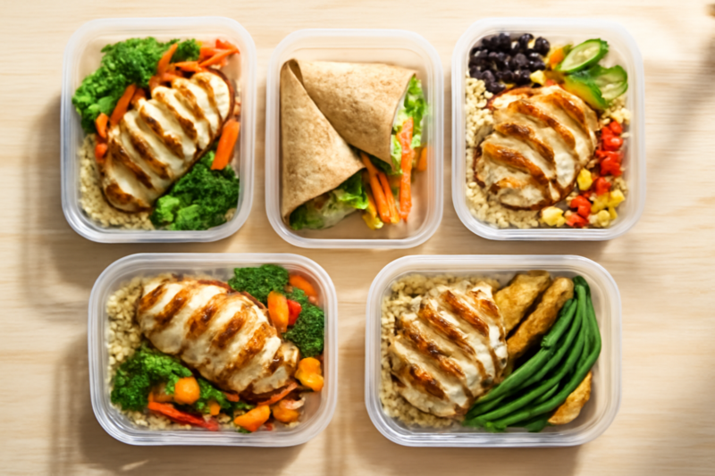 Kip mealprep afvallen: een weekplan met kipgerechten onder 500 kcal