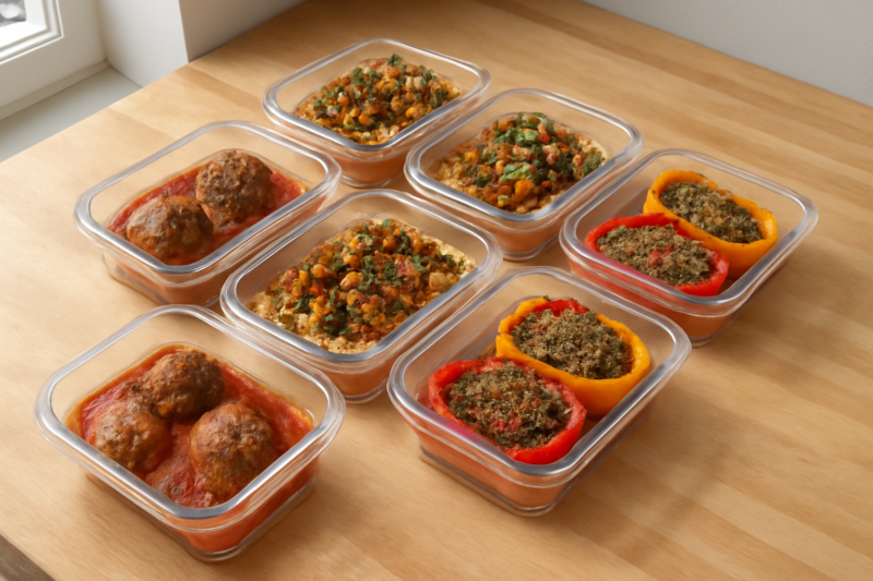 Meal prep recepten met gehakt: 7 snelle weekmaaltijden onder de 500 kcal