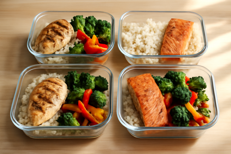 Koolhydraatarme meal prep recepten: weekmenu met vlees en groenten