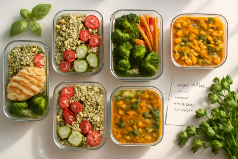 Meal prep recepten voor de hele week: 7-daags weekmenu met boodschappenlijst