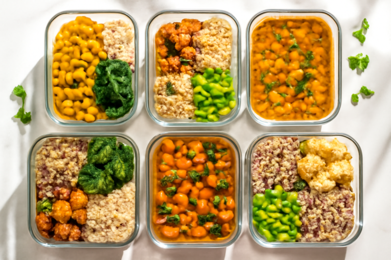 Vegan meal prep recepten: 7 plantaardige maaltijden met minstens 25g eiwit